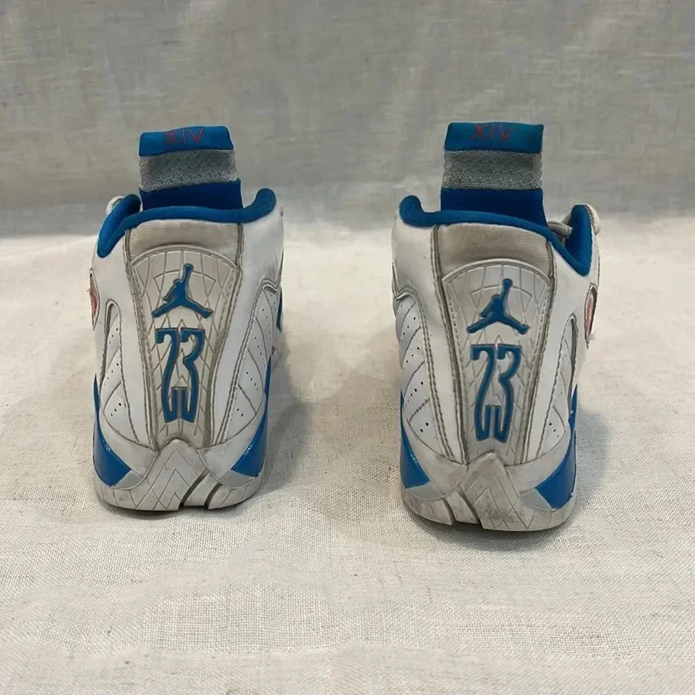NIKE Boys AIR Jordan 14 XIV Retro Neptune Blue (GS) Size 1